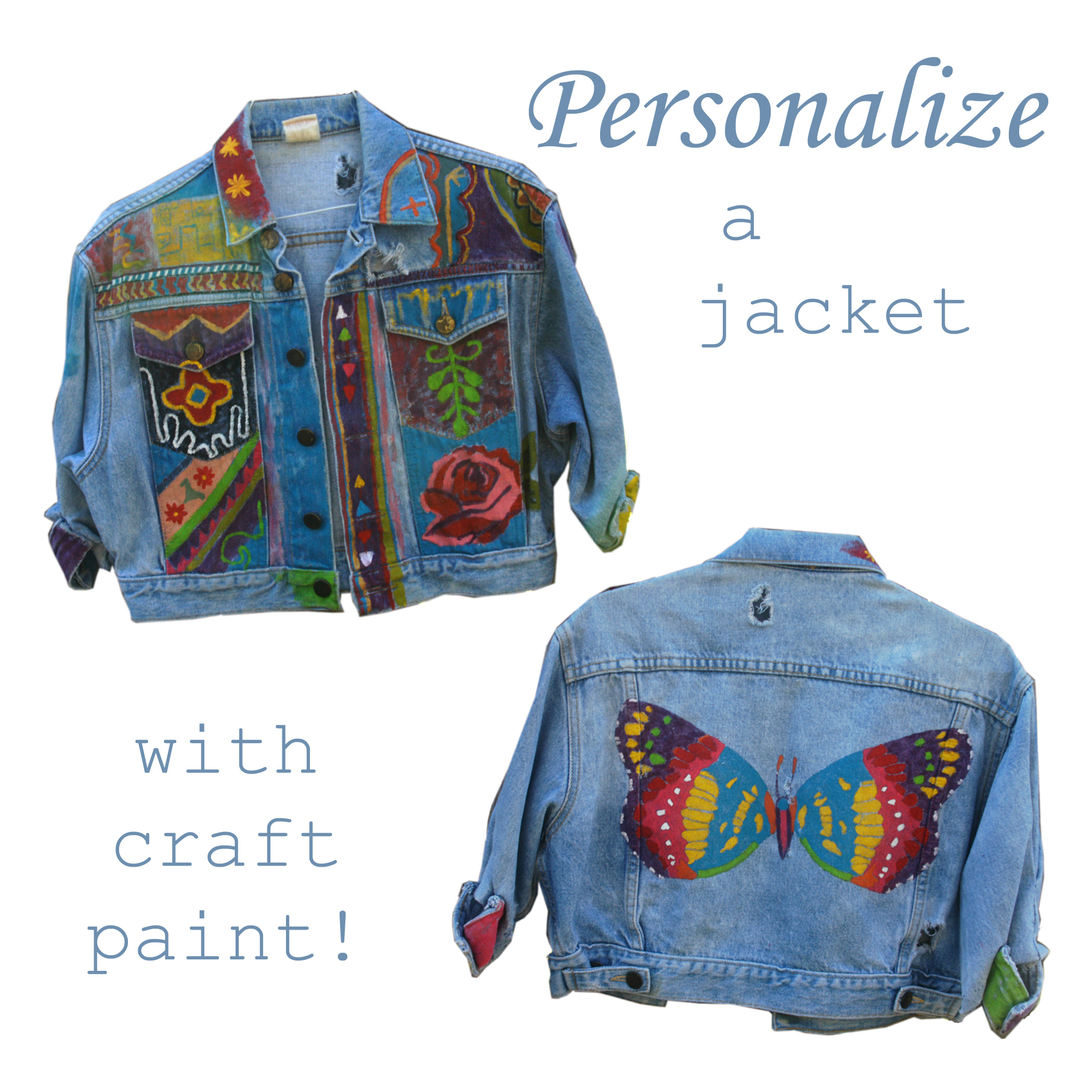 painted jaket post – DIY Bohemian