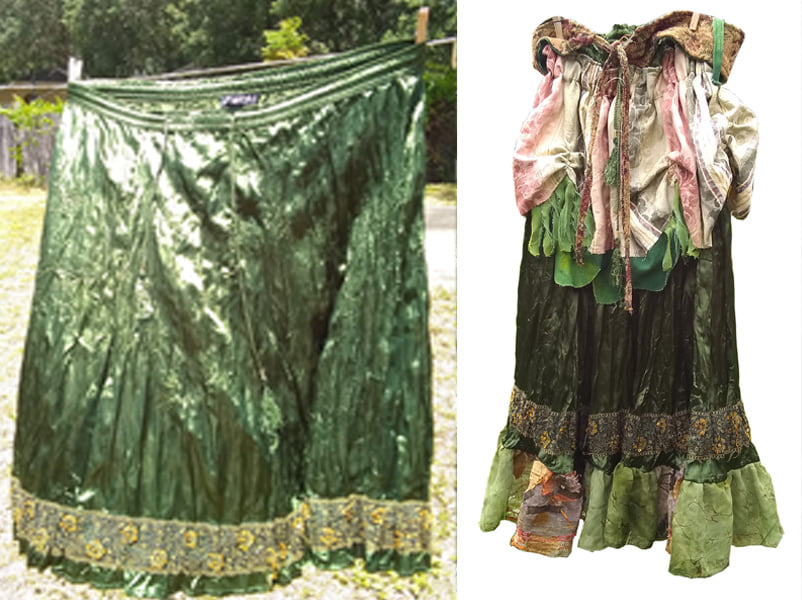 woodland fairy skirt https://diybohemian.com/woodland-fairy-skirt-2/