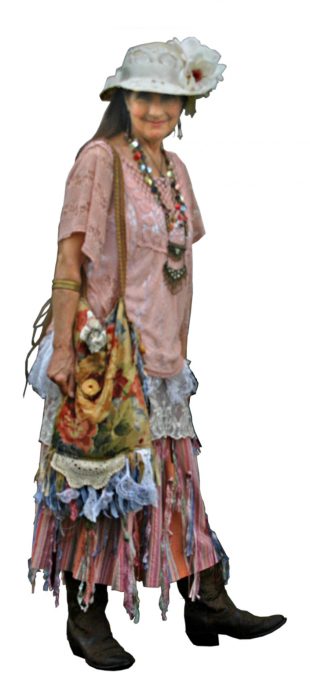 DSC_0056 - bohemian bag outfit w. ribbon skirt edit