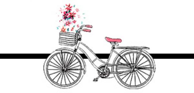 bike w .flowers crop w.line
